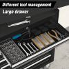 Rolling Tool Chest With 7-Drawer Tool Box With Wheels Multifunctional Tool Cart Mechanic Tool Storage Cabinet For Garage, Warehouse, Workshop